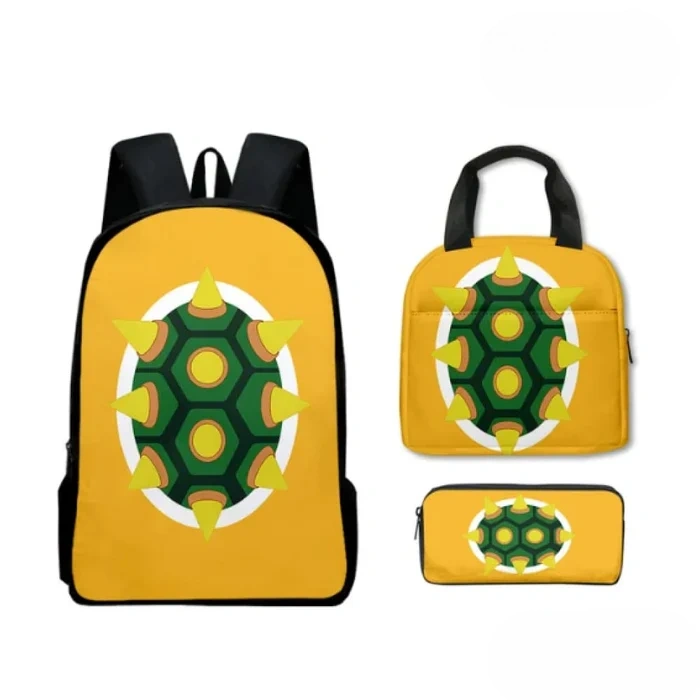 Conjunto De Mochila De Caparazón De Tortuga Bowser Conjunto De Mochila De Caparazón De Tortuga Bowser