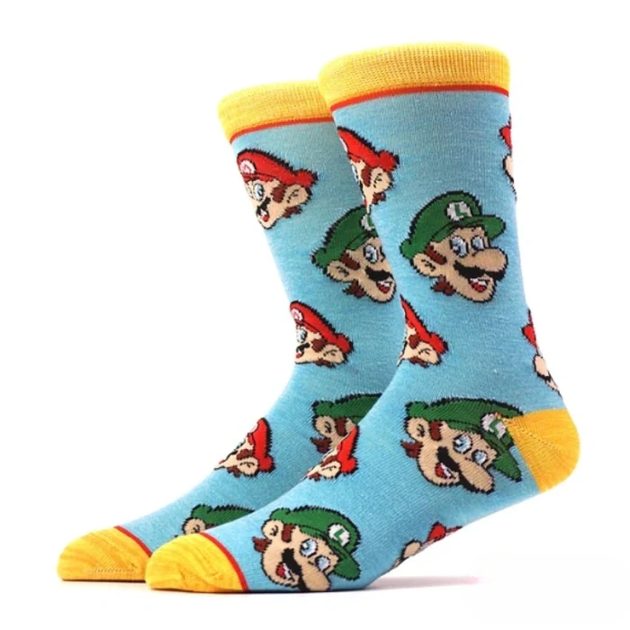 Mario Y Luigi Calcetines Mario Y Luigi Calcetines
