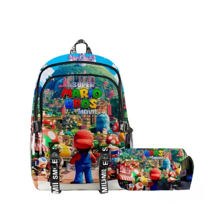 Conjunto De Mochila De La Película Super Mario Brothers. Conjunto De Mochila De La Película Super Mario Brothers.