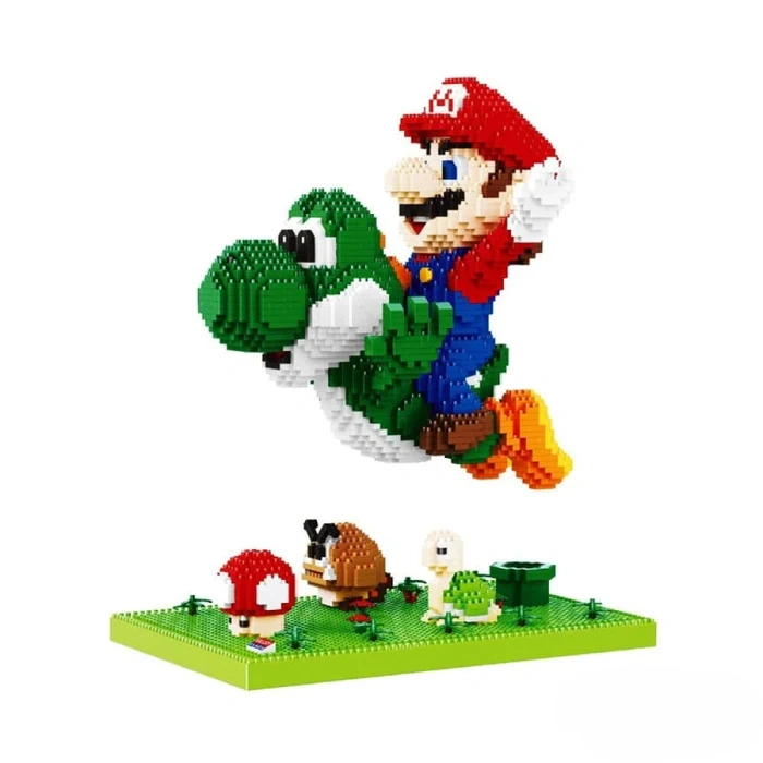 Nanobloque De Yoshi Y Mario Nanobloque De Yoshi Y Mario
