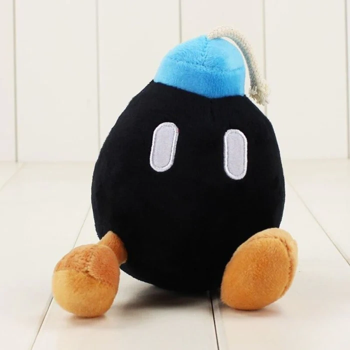 Peluche Bob Omb Negro Peluche Bob Omb Negro