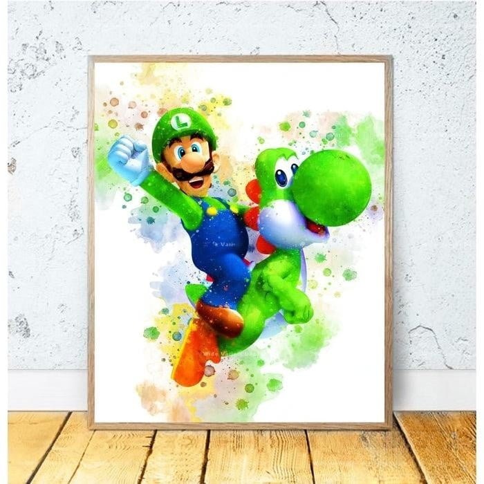Cartel De Luigi Yoshi Cartel De Luigi Yoshi