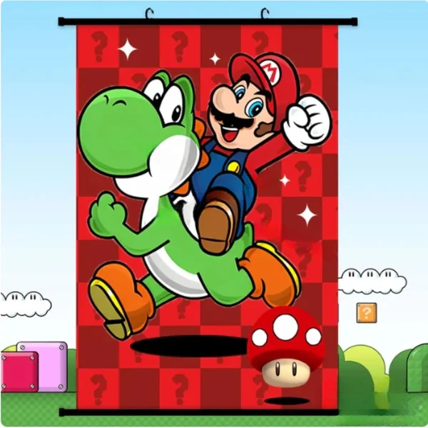 Mario Y Yoshi Lienzo Mario Y Yoshi Lienzo