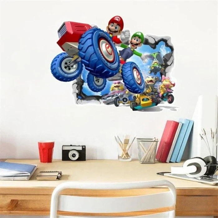 Vinilos Decorativos Mario Kart Doble Tablero Vinilos Decorativos Mario Kart Doble Tablero