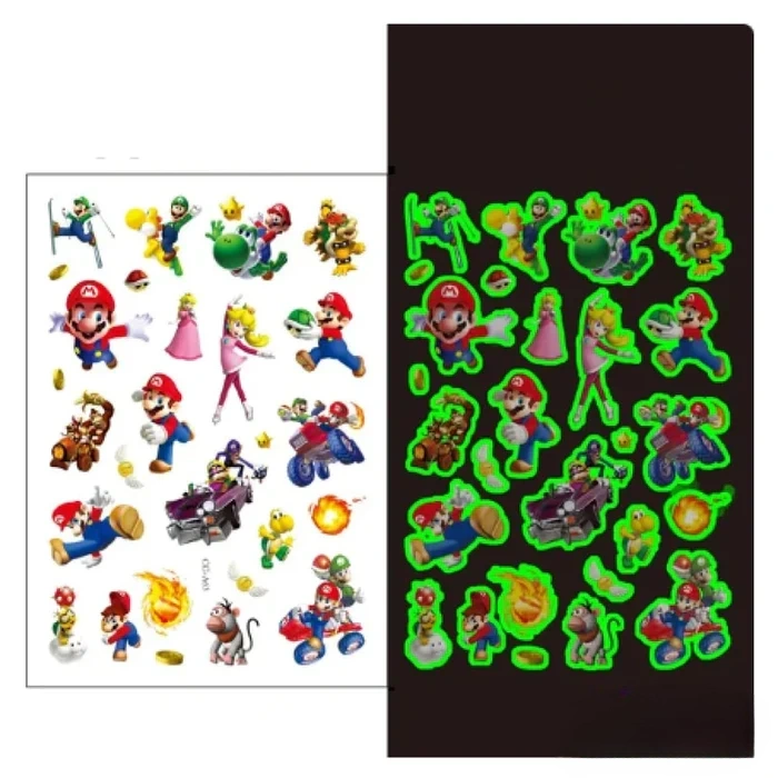Tatuajes Temporales De Mario Kart Tatuajes Temporales De Mario Kart