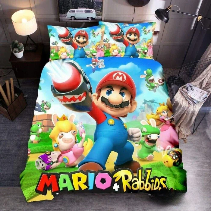 Juego De Cama Mario Rabbids Juego De Cama Mario Rabbids