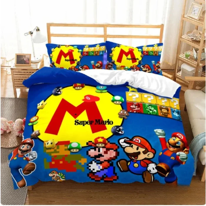 Juego De Cama Retro Mario Juego De Cama Retro Mario