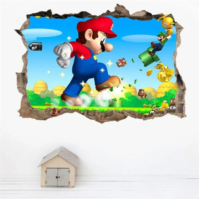Nuevos Vinilos Decorativos De Super Mario Bros Nuevos Vinilos Decorativos De Super Mario Bros