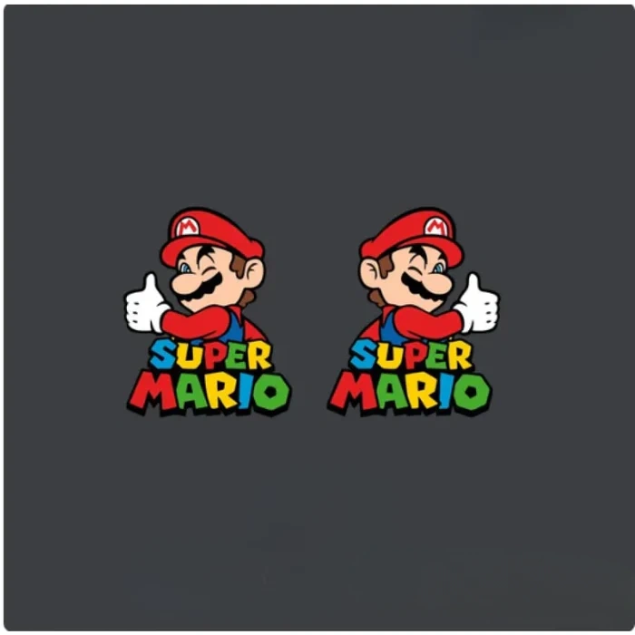 Calcomanías De Coche De Super Mario Calcomanías De Coche De Super Mario