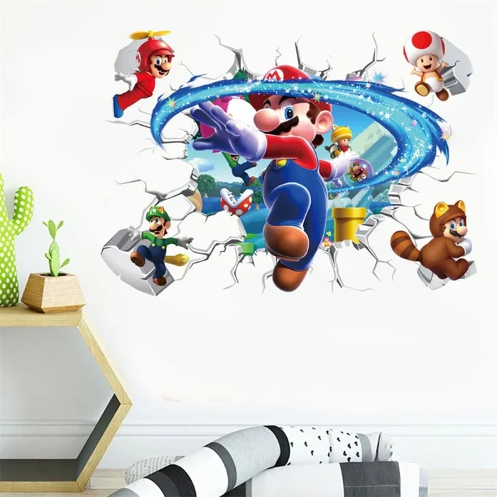 Pegatinas De Pared De Super Mario Pegatinas De Pared De Super Mario