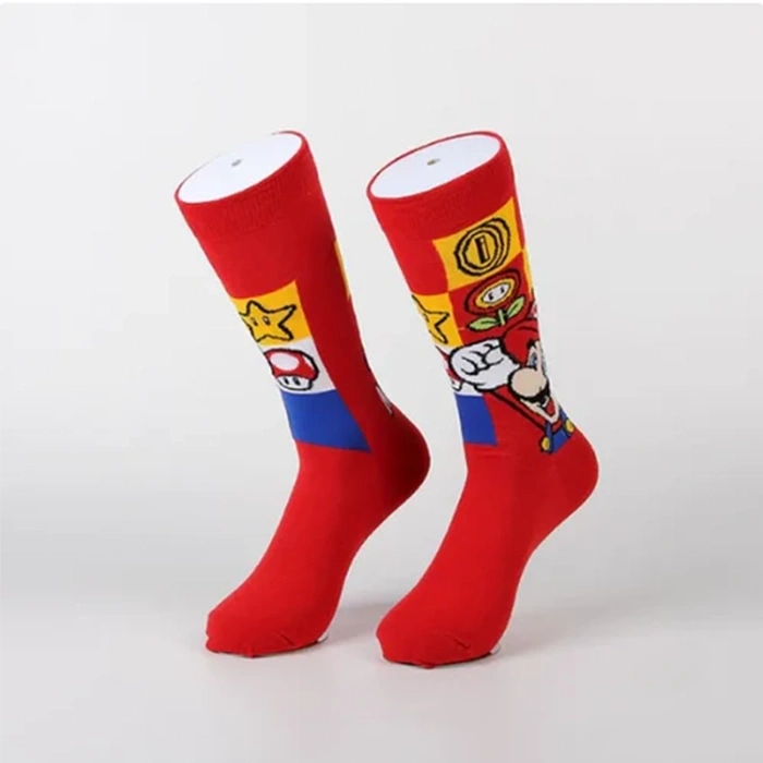 Mario Power Ups Retro Calcetines Mario Power Ups Retro Calcetines